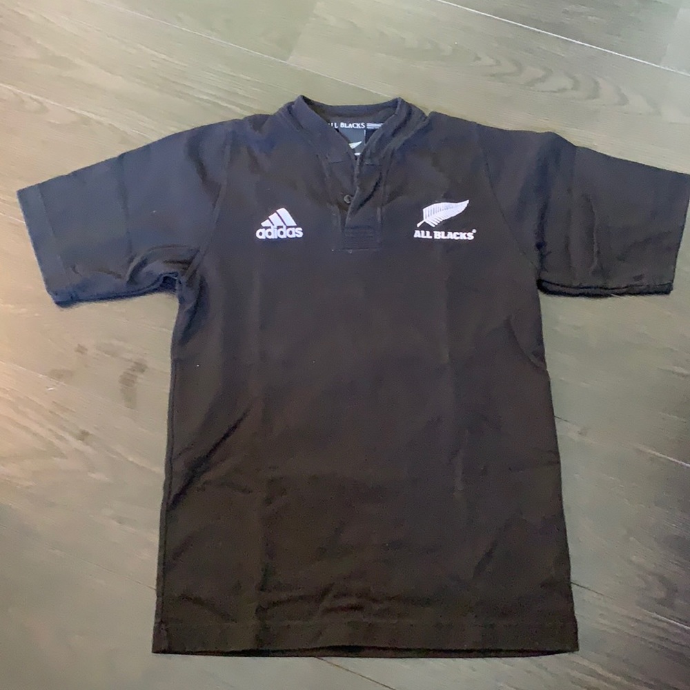 All Blacks official rugby jersey